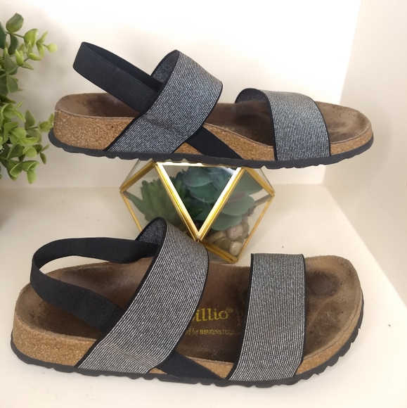Birkenstock Shoes - Birkenstock Papillio Sandal Size 37 Straps Silver